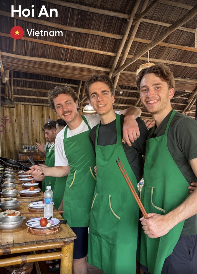 Reisfoto van een kookles in Hoi An